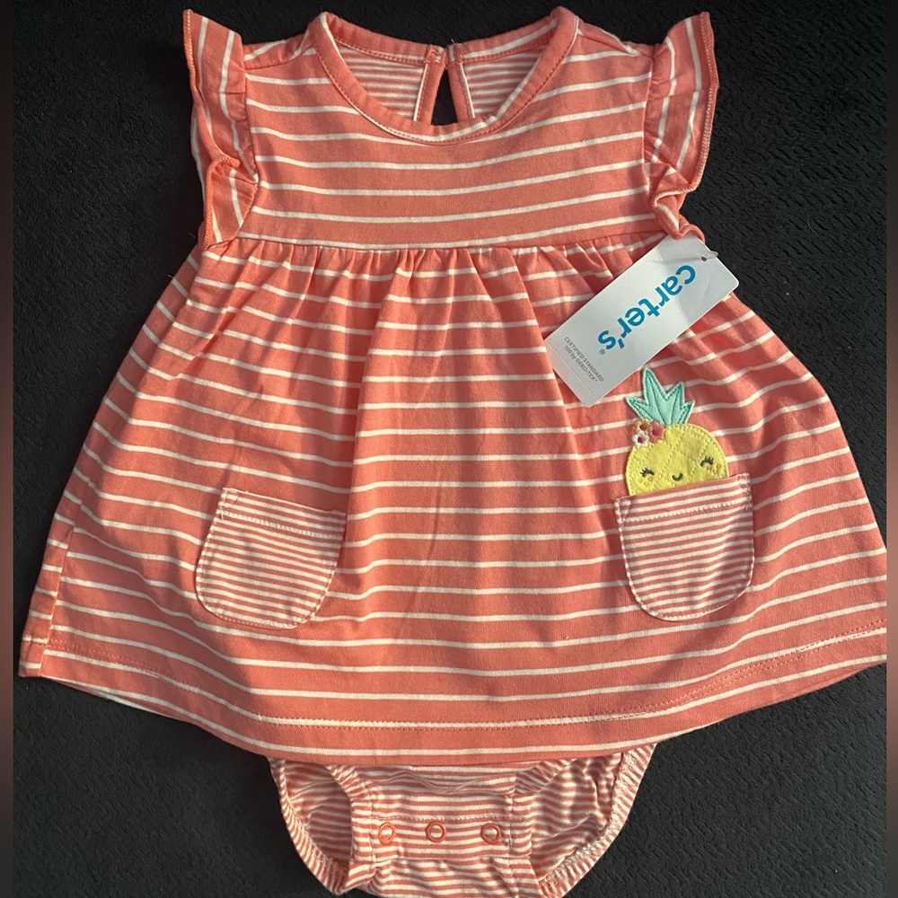 Size12M - Carter’s Cute Stripe Dress with pockets